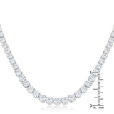 Graduated Cubic Zirconia Necklace - JGI - Flyclothing LLC