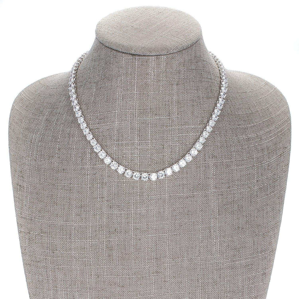 Graduated Cubic Zirconia Necklace - JGI - Flyclothing LLC