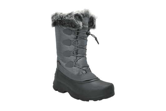 Northikee Womens Lace Winter Boots Grey - Northikee - Flyclothing LLC