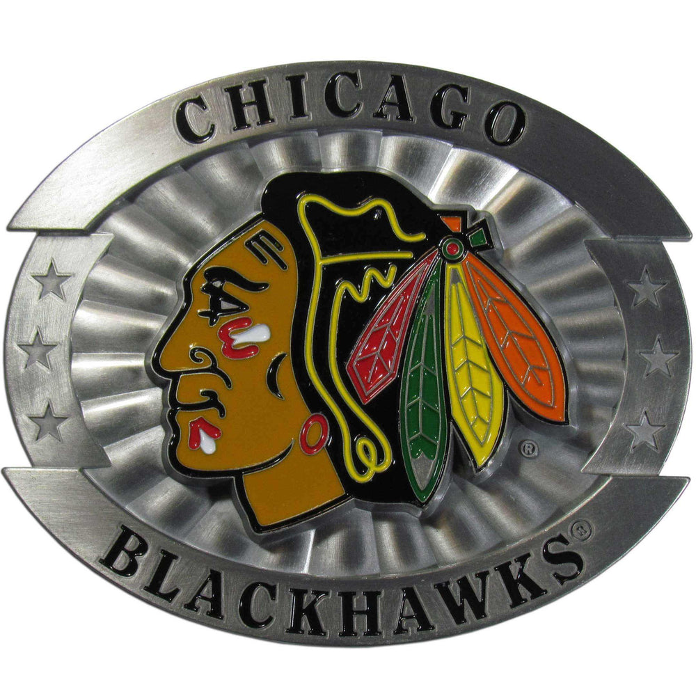 Chicago Blackhawks® Oversized Belt Buckle - Siskiyou Buckle - Flyclothing LLC