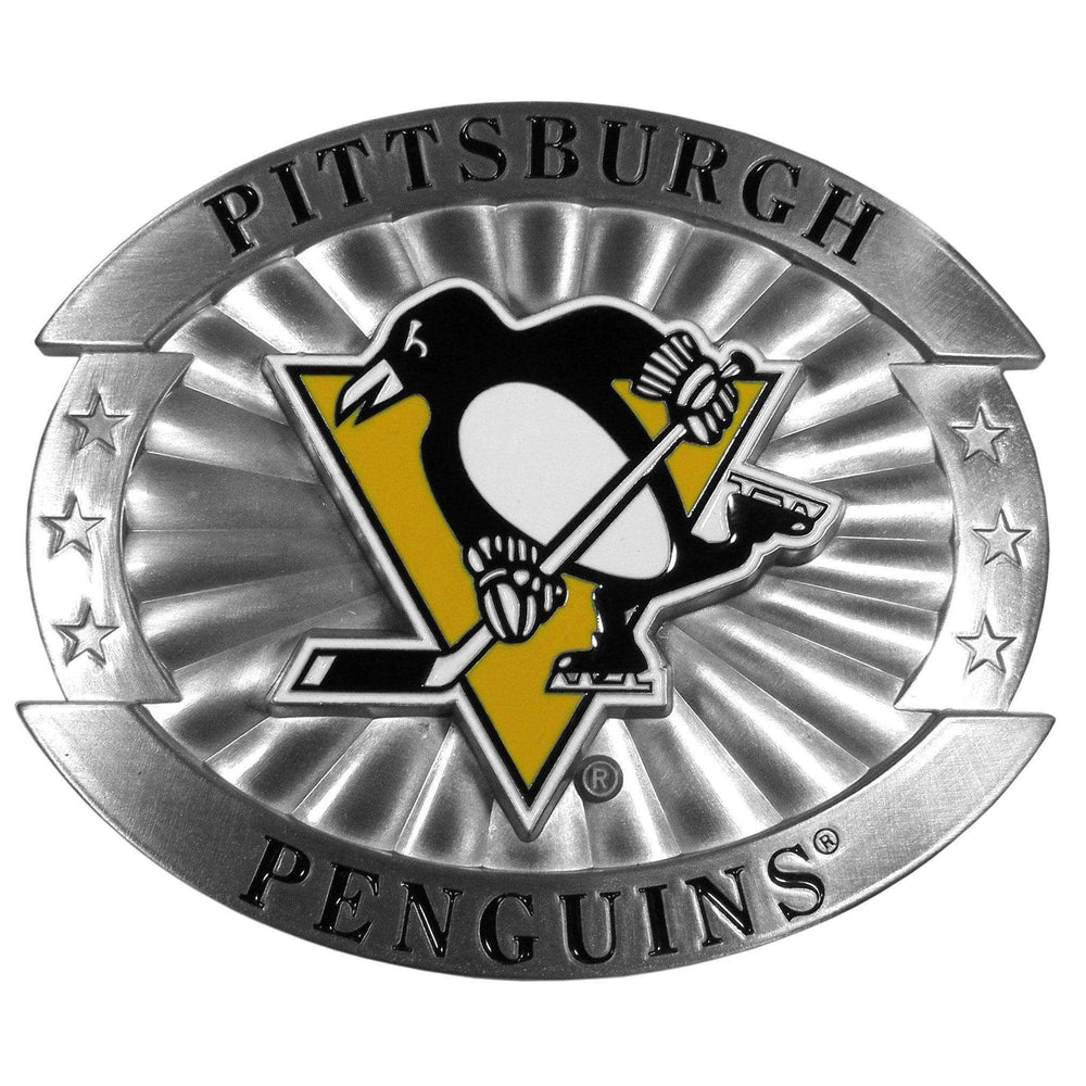 Pittsburgh Penguins® Oversized Belt Buckle - Siskiyou Buckle - Flyclothing LLC