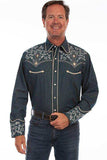 Scully DENIM DIAMOND & SCROLL EMBROIDERED - Scully Leather - Flyclothing LLC