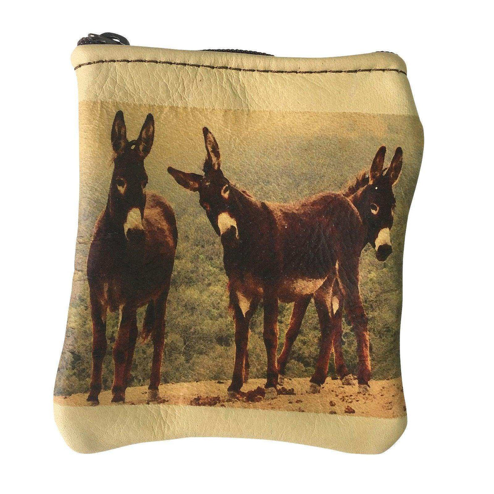 Three Donkeys Leather Western Coin Purse - Rockmount Clothing - Flyclothing LLC