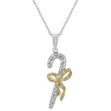 Candy Cane Cubic Zirconia Pendant - JGI - Flyclothing LLC