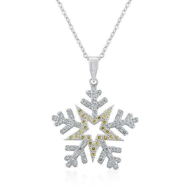 Pave Snowflake Pendant - JGI - Flyclothing LLC