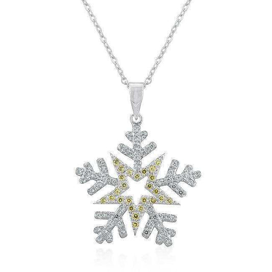 Pave Snowflake Pendant - JGI - Flyclothing LLC