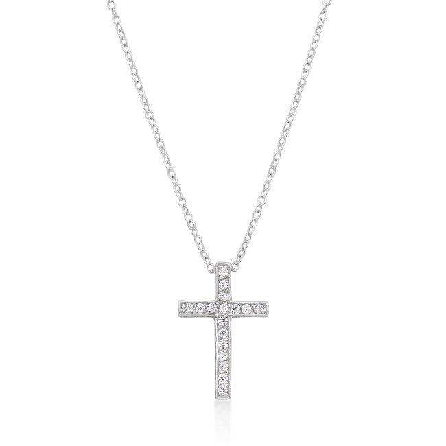 Cubic Zirconia Bling Cross Pendant - JGI - Flyclothing LLC