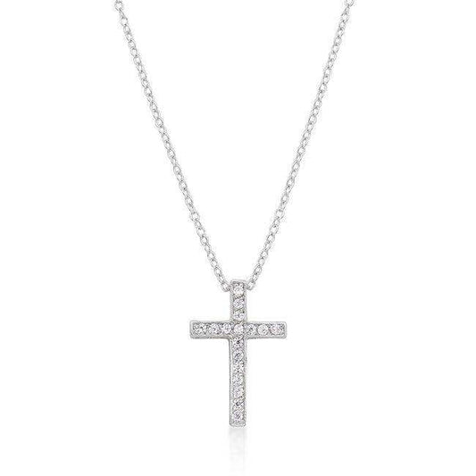 Cubic Zirconia Bling Cross Pendant - JGI - Flyclothing LLC