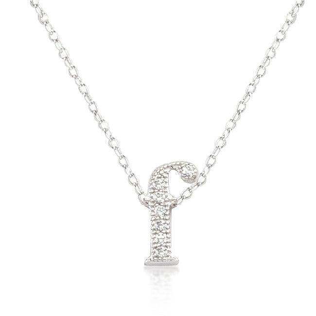 Micro-Pave Initial F Pendant - JGI - Flyclothing LLC