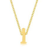 Golden Initial I Pendant - JGI - Flyclothing LLC