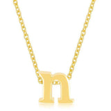 Golden Initial N Pendant - JGI - Flyclothing LLC