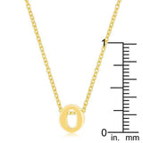 Golden Initial O Pendant - JGI - Flyclothing LLC