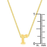 Golden Initial R Pendant - JGI - Flyclothing LLC