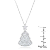 Clear Christmas Tree Drop Necklace - JGI - Flyclothing LLC