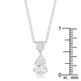 Chandelier Pear Cubic Zirconia Pendant - JGI - Flyclothing LLC