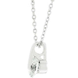 Classic Solitaire Cubic Zirconia Pendant - JGI - Flyclothing LLC
