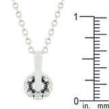 Classic Solitaire Cubic Zirconia Pendant - JGI - Flyclothing LLC