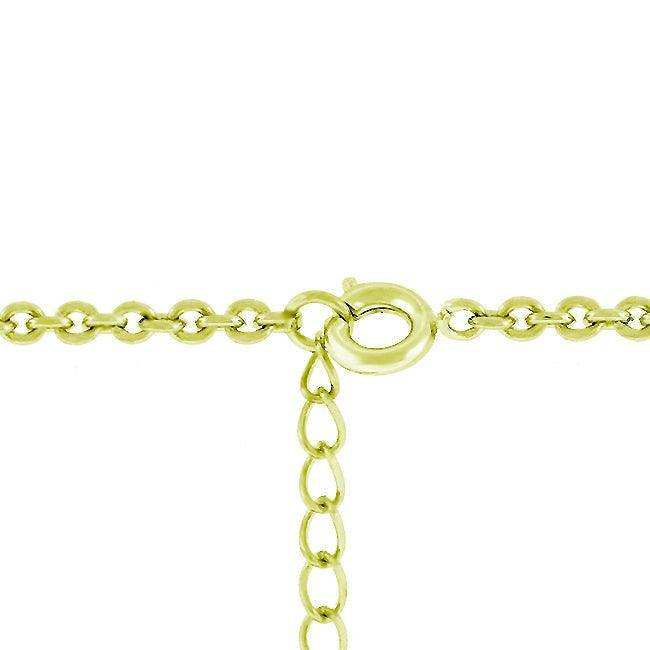 Golden Graduated Cubic Zirconia Circle Pendant - JGI - Flyclothing LLC