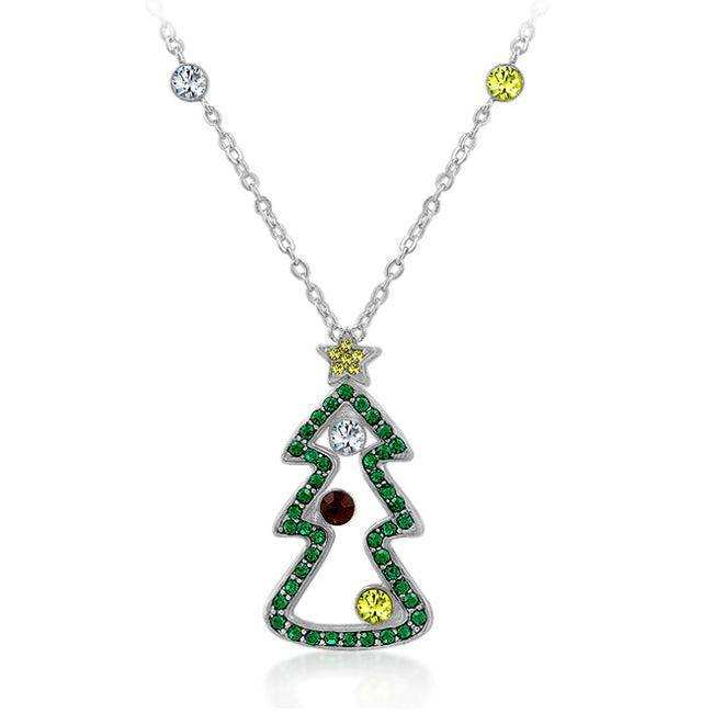 Cubic Zirconia Christmas Pendant - JGI - Flyclothing LLC