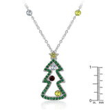 Cubic Zirconia Christmas Pendant - JGI - Flyclothing LLC