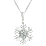 Snowflake Cubic Zirconia Pendant - JGI - Flyclothing LLC