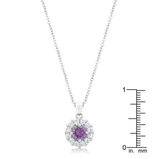 Bella Bridal Pendant in Purple - JGI - Flyclothing LLC