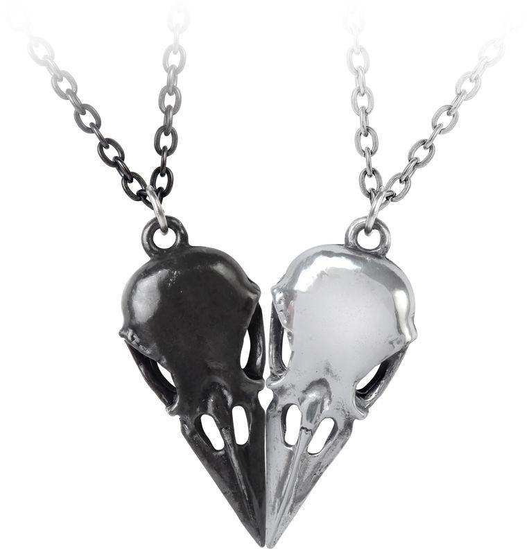 Alchemy Gothic Coeur Crane Pendant - Alchemy Gothic - Flyclothing LLC