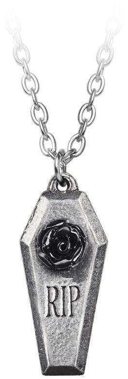 Alchemy Gothic RIP Rose Pendant - Alchemy Gothic - Flyclothing LLC
