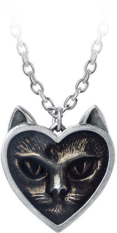 Alchemy Gothic Love Cat Pendant - Alchemy Gothic - Flyclothing LLC