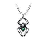 Alchemy Gothic Emerald Spiderling Pendant - Alchemy Gothic - Flyclothing LLC