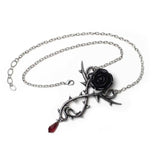Alchemy Gothic Carpathian Rose Necklace - Alchemy Gothic - Flyclothing LLC