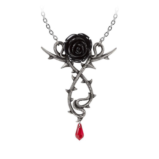 Alchemy Gothic Carpathian Rose Necklace - Flyclothing LLC