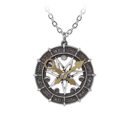 Alchemy Gothic Astro-lunial Compass Pendant - Flyclothing LLC