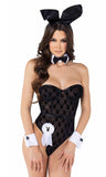 Playboy 8pc Sheer Playboy Bodysuit - Roma Costume - Flyclothing LLC