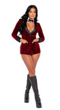 Playboy 4PC Playboy Smoke Lounge Madam - Roma Costume - Flyclothing LLC