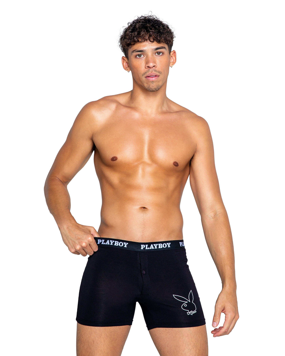 Playboy Mens Tuxedo Modal Classic Boxer Briefs - Roma Costume - Flyclothing LLC