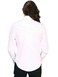 Scully WHITE FLORAL TOOLED EMBROIDERED BLOUSE - Scully Leather - Flyclothing LLC