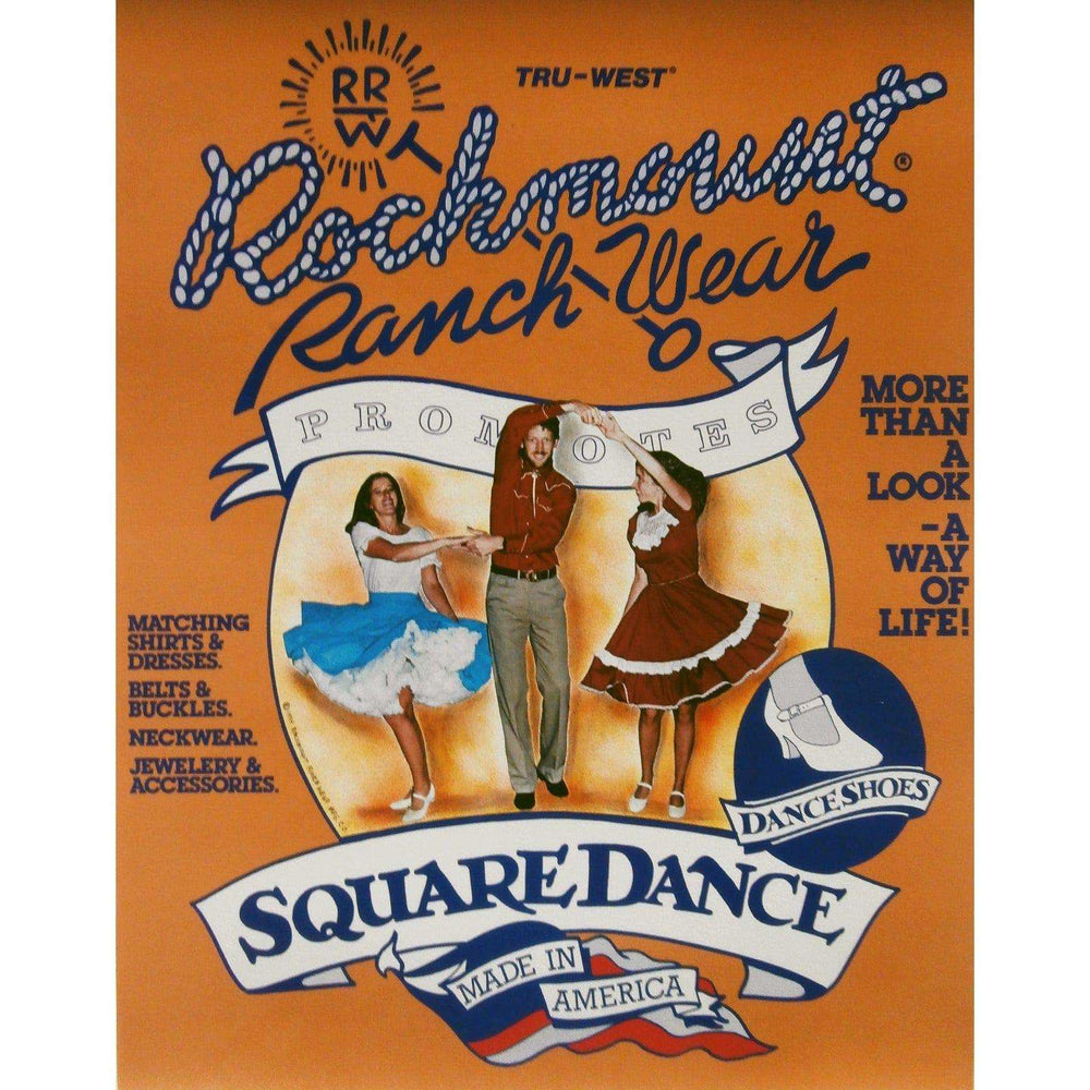 Rockmount Clothing Rockmount Square Dance A Way of Life Western Poster - Rockmount Clothing - Flyclothing LLC
