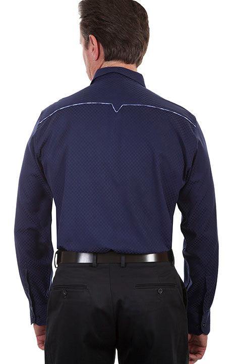 Scully INK TOP SHELF "TONAL CHECK" SHIRT - Scully Leather