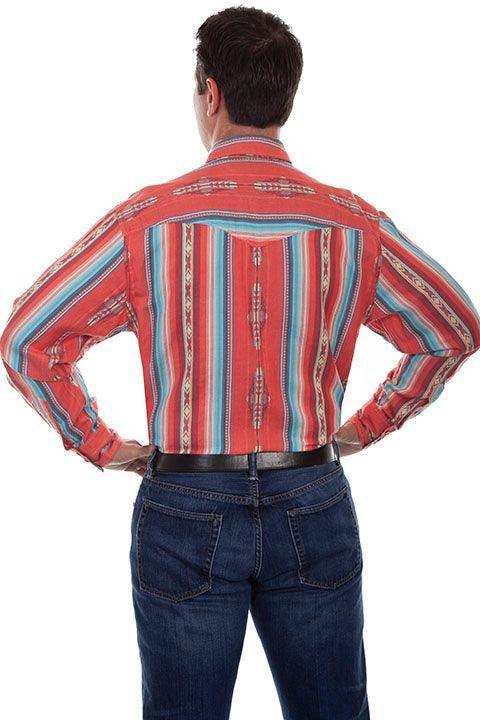Scully CORAL SOUTHWEST SIGNATURE SHIRT - Scully Leather - Flyclothing LLC