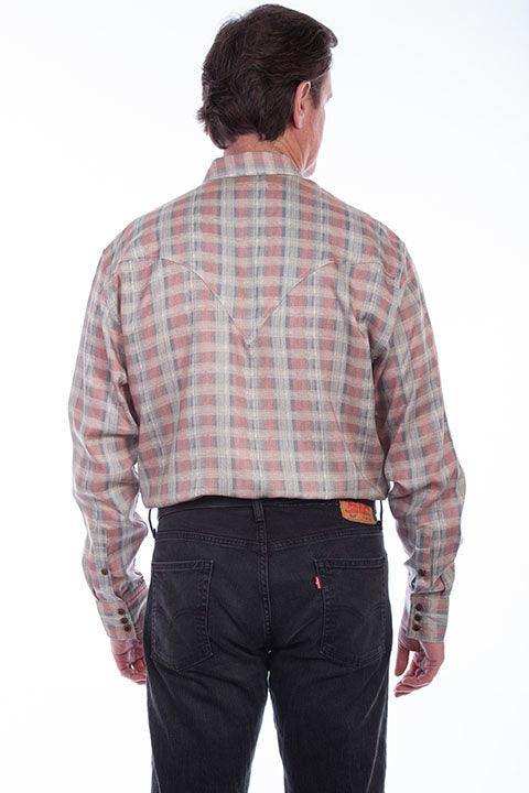 Scully CORAL TENCEL PLAID PRINT SHIRT - Scully Leather - Flyclothing LLC