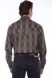Scully BROWN TENCEL LE FLEUR PRINT SHIRT - Scully Leather - Flyclothing LLC