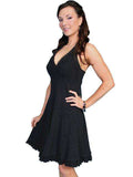 Scully BLACK HALTER DRESS PERUVIAN COTTON - Scully Leather - Flyclothing LLC