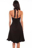 Scully BLACK HALTER DRESS PERUVIAN COTTON - Scully Leather - Flyclothing LLC
