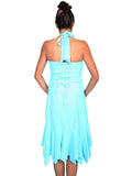 Scully TURQUOISE HALTER DRESS PERUVIAN COTTON - Scully Leather - Flyclothing LLC