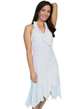 Scully WHITE HALTER DRESS PERUVIAN COTTON - Scully Leather - Flyclothing LLC