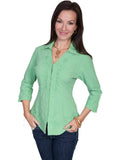 Scully HEMLOCK 3/4 SLEEVE PERUVIAN COTTON BLOUSE - Scully Leather - Flyclothing LLC