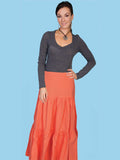 Scully ORANGE 3 TIER SKIRT - Scully Leather - Flyclothing LLC