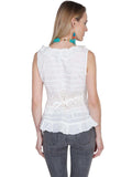 Scully IVORY CAMISOLE W/CROCHET - Scully Leather - Flyclothing LLC