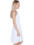Scully WHITE DRESS W/SPAGHETTI STRAPS - Scully Leather - Flyclothing LLC